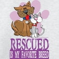 thumbnail image 3 of CafePress - Rescued Is My Favorite Breed Kids Sweatshirt - Kids Sweatshirt, Youth Crew Neck Sweatshirt, 3 of 4