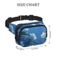 thumbnail image 4 of Disketp Hibiscus Flowers Calm Water Riñonera de Doble Capa, Bolsa de Cintura Ajustable para Viajes, Correr y Senderismo, Riñonera Ligera para Hombre y Mujer, 4 of 9
