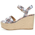 thumbnail image 2 of Journee Womens Pearrl Wedge Heel Espadrille Sandals, 2 of 9