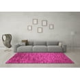 thumbnail image 3 of Ahgly Company Indoor Square Abstract Pink Contemporary Area Rugs, 6' Square, 3 of 4