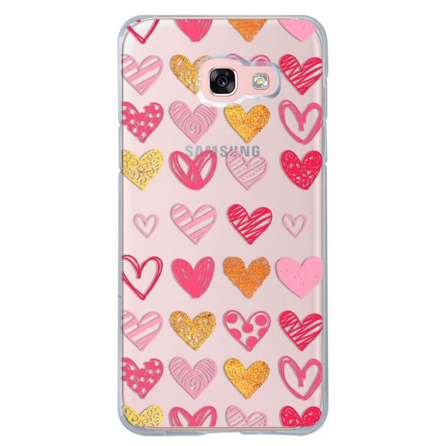 Funda Antigolpes para Galaxy A5 2017 InstaCase Corazones Handmade