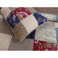 Cozy Line Hyler Patchwork Cotton 3 Piece Reversible Quilt Set