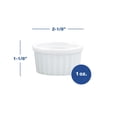 thumbnail image 4 of HIC Kitchen HIC Mini Butter Crock Ramekins, Fine White Porcelain, 2-Inch, 1-Ounce Capacity, Set of 6, 4 of 4