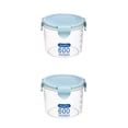 thumbnail image 3 of Wosthever Hebilla de plástico PP transparente, latas selladas, soportes redondos para tanque de almacenamiento de cereales, contenedores de cocina Type6 NO6 Wosthever CBP055772, 3 of 5
