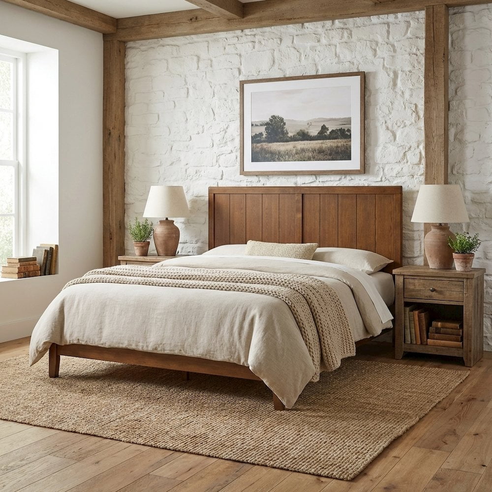 Wood Queen Headboard with Classic Design and Durable Construction