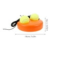 thumbnail image 2 of Phenofice 1 Set Self Tennis Training Tool Eye Hand Coordination Orange Plastic Trainer, 2 of 8