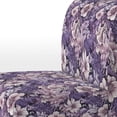 thumbnail image 4 of Designart "Moody Eerie Elegance" Purple Floral Upholstered Accent Chair - Cottage Arm Chair For Living Room, 4 of 5