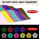 thumbnail image 5 of Uxcell 1 Hoja de Vinilo Puff 3D para Transferencia de Calor 10" x 6ft Gris para camisetas y proyectos de tela DIY, 5 of 7