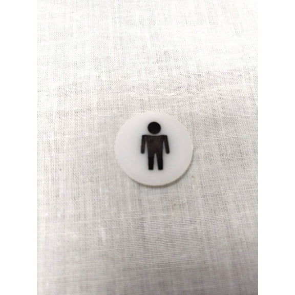 Player 1 disc for use in LED Lit Buttons. Change any lit button to a player 1 button by changing this disc.