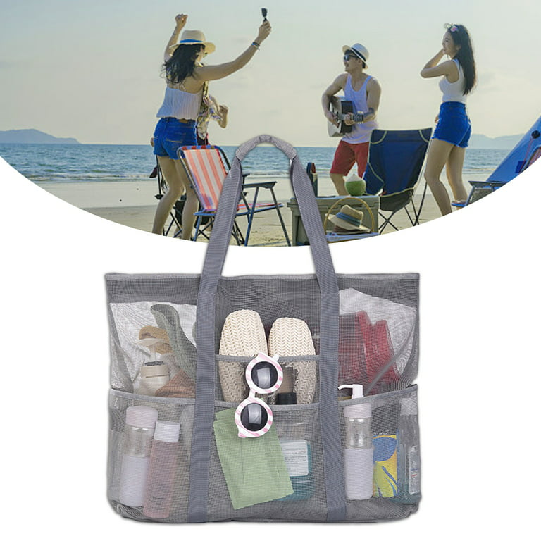 Livhil Women's Oversized Mesh Beach Bag