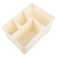 thumbnail image 1 of OUNONA Caja De Almacenamiento Para Maquillaje Beige Con De Cuatro Compartimentos, 1 of 7