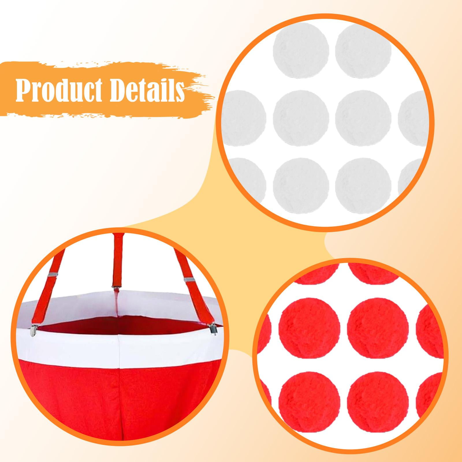 Santa Costume Santa Pants Christmas Decorations Fabric Toss Game Set for Family Holiday Indoor Outdoor Use