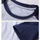 thumbnail image 5 of Blusas y camisas de manga larga con cuello redondo para hombre, color liso, para correr al aire libre, manga larga, cuello redondo, sudadera con capucha para ejercicio, top de poliéster para hombre., 5 of 7