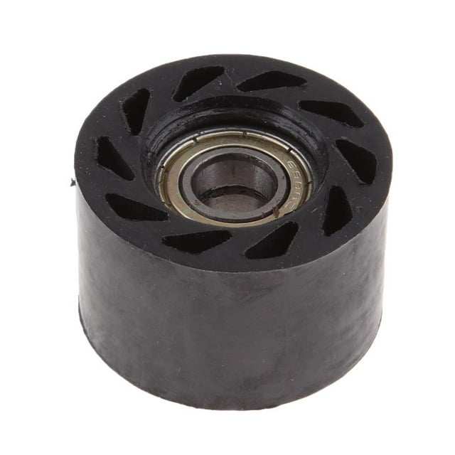 S SERENABLE Tendeur de Chaîne de Moto Universel Rouleau de Poulie Guide de Roue 10mm