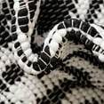 thumbnail image 6 of Unique Loom Chindi Jute Collection Area Rug (2' x 3' 1" Rectangle Black and White), 6 of 6