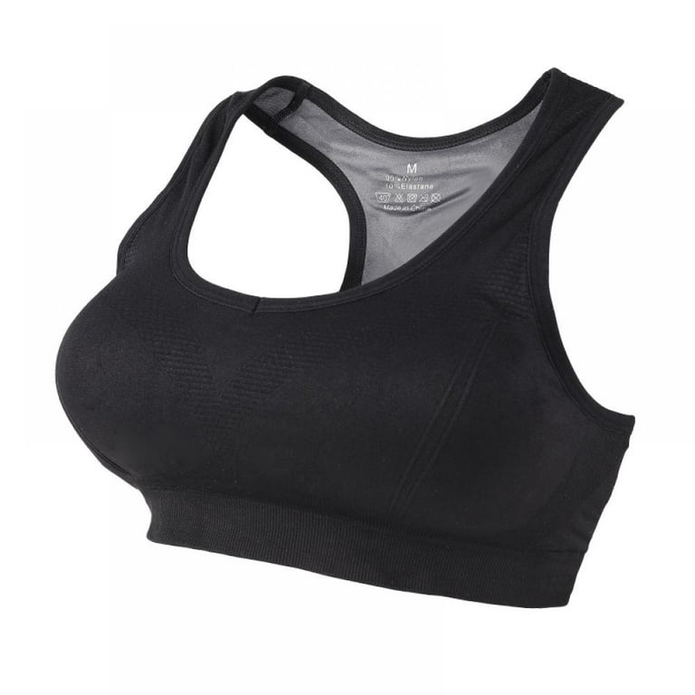 PRETTYWELL Racerback Sports Bras Non Removable Padded, Wirefree Sports Bra  Tops for Women,Comfort Molded Cup Bras A to D Cup,Workout Bra Mid Impact  Nude