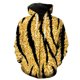 thumbnail image 1 of Sudadera con capucha y cremallera para hombre, con textura abstracta de animales, de manga larga, informal, divertida, estilo Harajuku, para adolescentes, unisex, 1 of 6