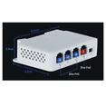 thumbnail image 5 of 2Pcs 4 Ports 1 à 3 Ports PoE Extender Passif Cascadable IEEE802.3Af 100Mbs pour IP Transmission Répéteur Commutateur NVR IP, 5 of 5