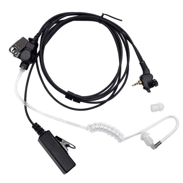 Auriculares Acústicos Encubiertos Del Auricular Del Tubo Del Micrófono de 1Pin PTT para MTH600, MTH650,