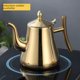 thumbnail image 5 of Cafetera de acero inoxidable con colador, tetera, tetera de flores, cocina de inducción, olla caliente para hotel y restaurante, 5 of 5