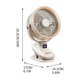 thumbnail image 5 of Mini Charging Lighting Air Circulation Fan Portable Wall-mounted Desktop Fan 10000ma, 5 of 8
