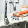 thumbnail image 5 of Soap Dispensing Dish Brush Storage Set,Good Grips Soap Dispensing Dish Scrub Brush,Cleaning Brush,Kitchen Brush with Holder for Pot Pan Sink Cleaning, 5 of 6