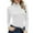 512_White, variant on YEJIMAN Green Womens Shirts, polyester Cute T Shirts, Women Mock Turtleneck Long Sleeve Pullover High Neck Sexy Tight Fitting Priming T Shirt