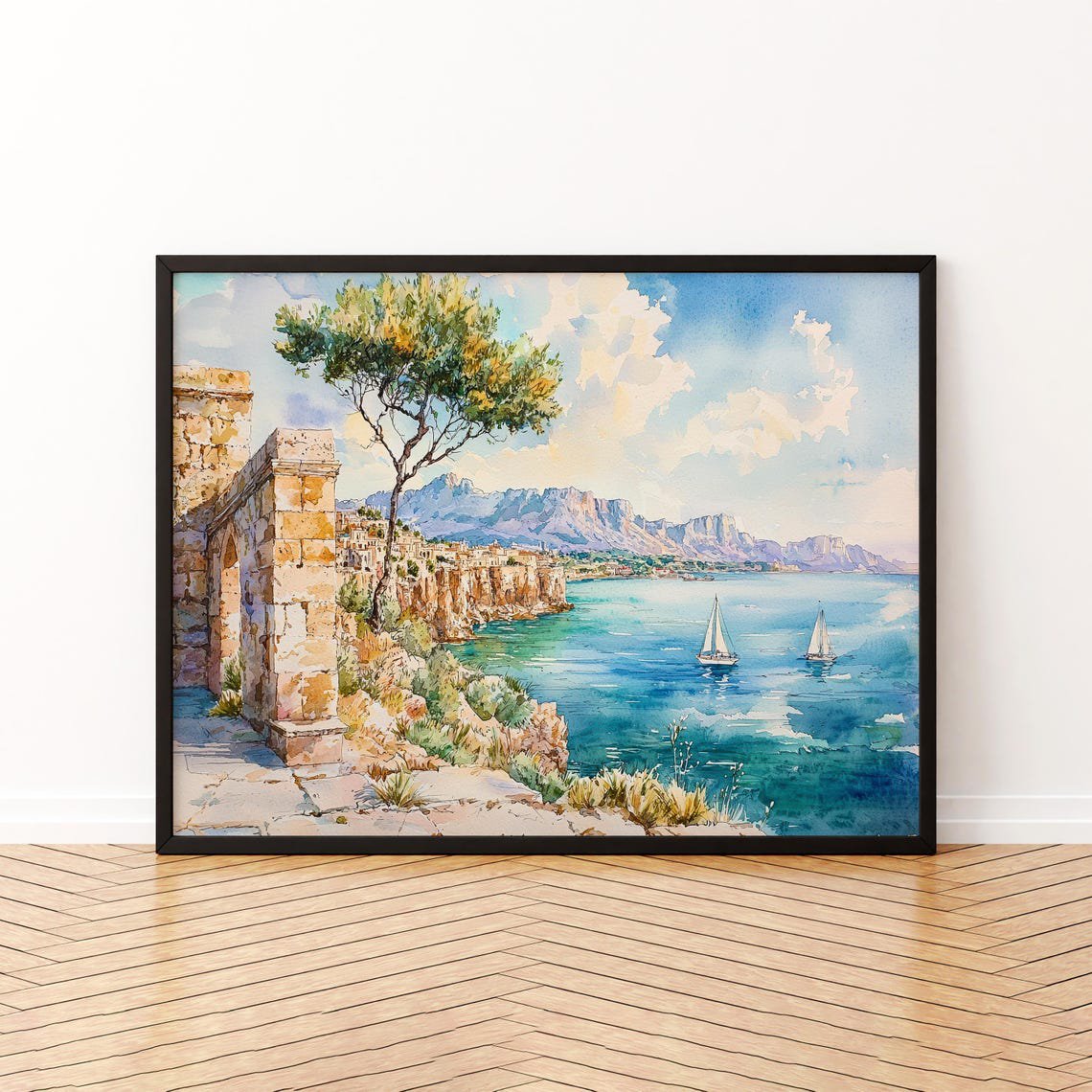 Rhodes Greece Poster Travel Inspired Bedroom Home Gallery Wall And Bedroom Decor