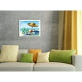 thumbnail image 4 of Stranded - Beach Going Necessities: Book Straw Hat Sunglasses Beach Towel Flip Flops - From an Original Color Painting by Scott Westmoreland - Japanese Unryu Rice Paper Art Print (Unframed) 17 x 22 in, 4 of 4
