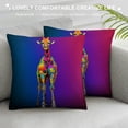 thumbnail image 3 of GOSMITH  Pillow Cover Giraffe Cushion Home Decor for Sofa Livingroom Couch Bed Decorative Throw Pillow Case Gift, 3 of 5