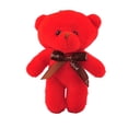 thumbnail image 1 of Stuffed Animals PP Cotton Material Little Bear Doll Design Key Ring Kids Gifts Useful Key Chain for Backpack Phone Key Cross-bag Red, 1 of 6