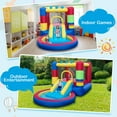 thumbnail image 4 of Gymax 4-in-1 Inflatable Bounce House Colorful Kids Bouncy w/ Ocean Balls & 480W Blower, 4 of 10