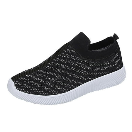 

Women Breathable Lace Up Shoes Flats Casual Shoes Unisex Lightweight Work Shoes Sporty Breathable Slip Work Trainers