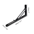 thumbnail image 2 of Unique Bargains Folding Bracket 16 inch 400mm for Shelves Table Desk Wall Mounted Support Collapsible Long Release Arm, 2 of 5