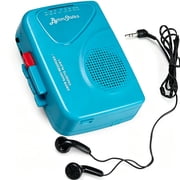 ByronStatics Portable Cassette Players, FM AM Radio Walkman Tape Player, Teal