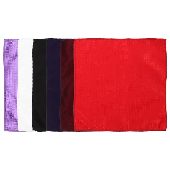 MERRYHAPY 6Pcs Gentlemen Pocket Soft Fabric Assorted Colors Formal Wear