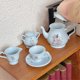 thumbnail image 3 of Mini Tea Set Alloy Miniature Tea Cup for Decor 1Set with Sky-Blue Design, 3 of 4