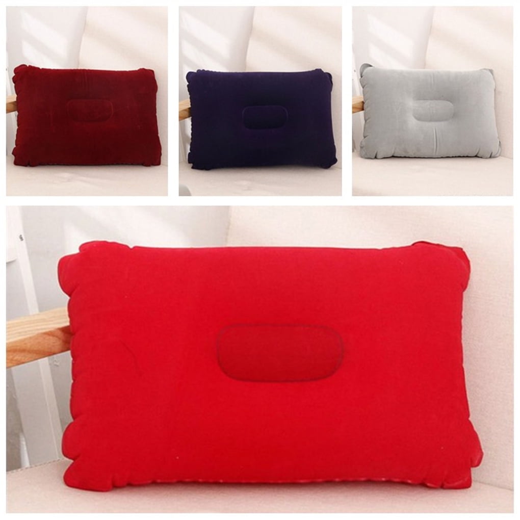 Pitrice Inflatable Camping Travel Pillow Backpacking Portable Air Pillow Cushion Inflating Blow Up Pillow