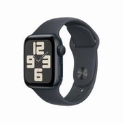 Apple Watch SE 2nd Gen GPS 40mm Smartwatch Midnight Aluminum Case Midnight Sport Band M/L