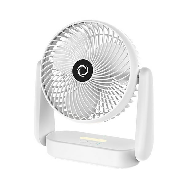 Ventilador portátil vertical colgante con USB, con iluminación de viento fuerte, silencioso y ligero, tres en uno.