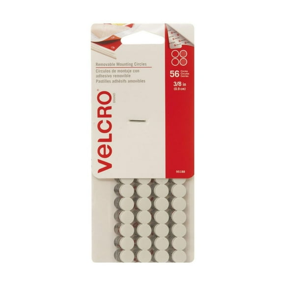 Cercles de montage amovibles 3/8 po. 56 ct.