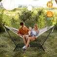 thumbnail image 2 of Portable Hammock with Stand and Carrying Case, Fits for 2 People, 2 of 7