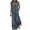 Blue, variant on Ichuanyi Dresses for Women 2022, Fall Clearance Women's Fashion Sexy Sleeveless Printed Patchwork Loose Round Neck Ladies Vest Long Dress