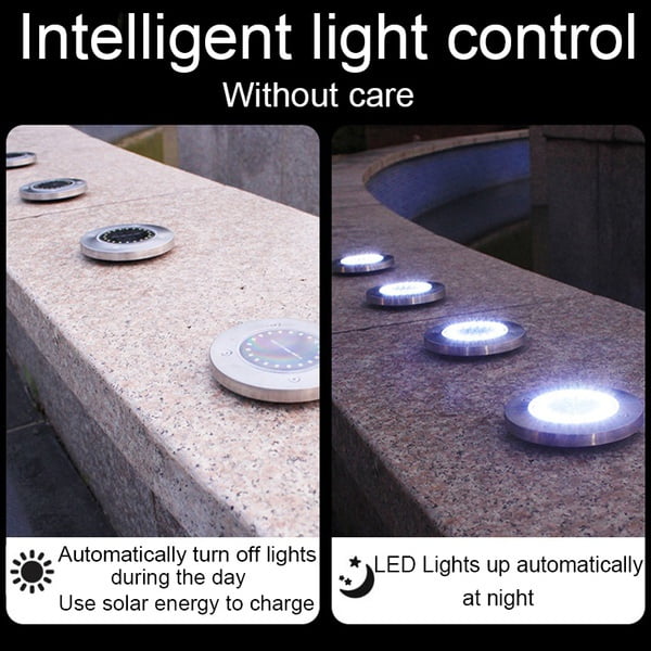 Buy LITOM 16 LED Solar Powered Lights Outdoor Ground Lights Outdoor