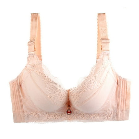 

Ultimate Lift Stretch Full Figure Seamless Lace Support Bra Cleavage Boost Breathable Silk Soft