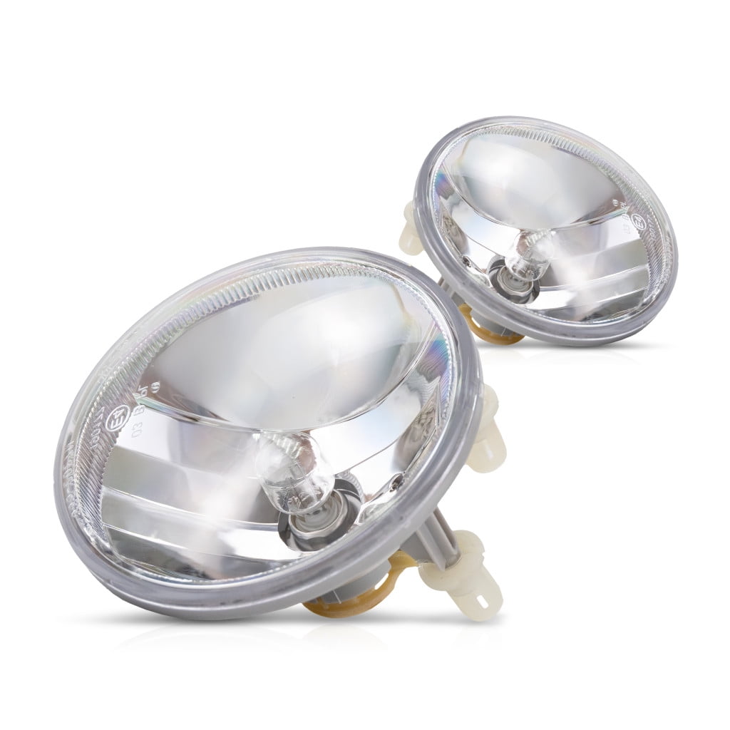 KarParts360 For Chevy Suburban 1500/Tahoe 2007-2014 Fog Lights Front, Driver And Passenger Side | Pair | CAPA | Round | Replacement For GM2590104, GM2590104C | 15839896