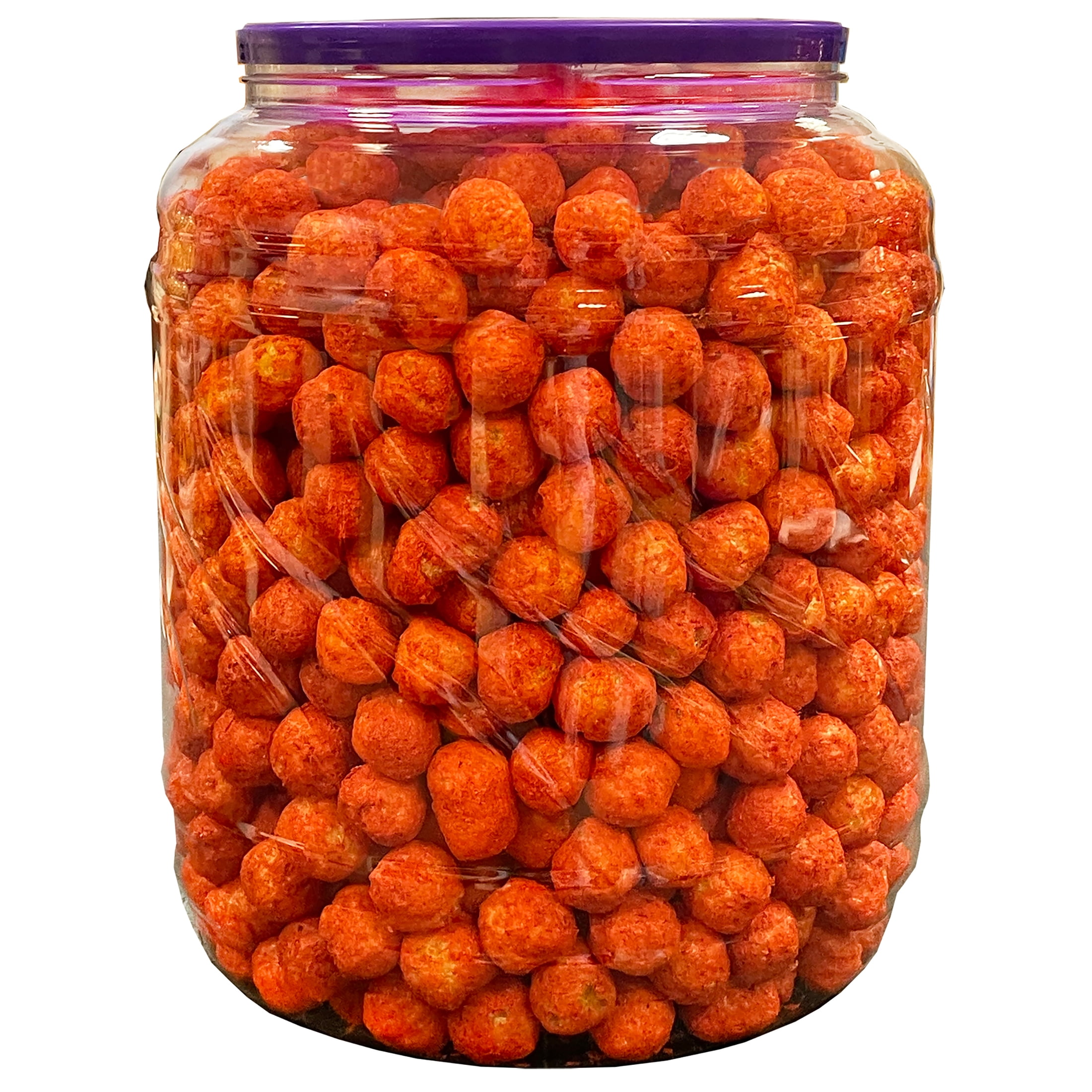 Utz Red Hot Cheese Balls, 26.5 oz Barrel