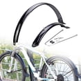 thumbnail image 6 of GARENDE Bike Front Rear Fenders Bicycle Mudflaps 26 inch Portable Wheel Protection Sturdy Bike Mudguards for Bicycling Mountain Bikes Silver Brace, 6 of 9