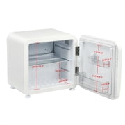 Costway 1.6 Cubic Feet Compact Refrigerator Reversible Door Mini Fridge White