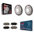 thumbnail image 1 of Transit Auto Rear Coated Disc Brake Rotors and Ceramic Pads Kit for Car Kia Forte Hyundai Veloster Forte5 KGC-102422, 1 of 11